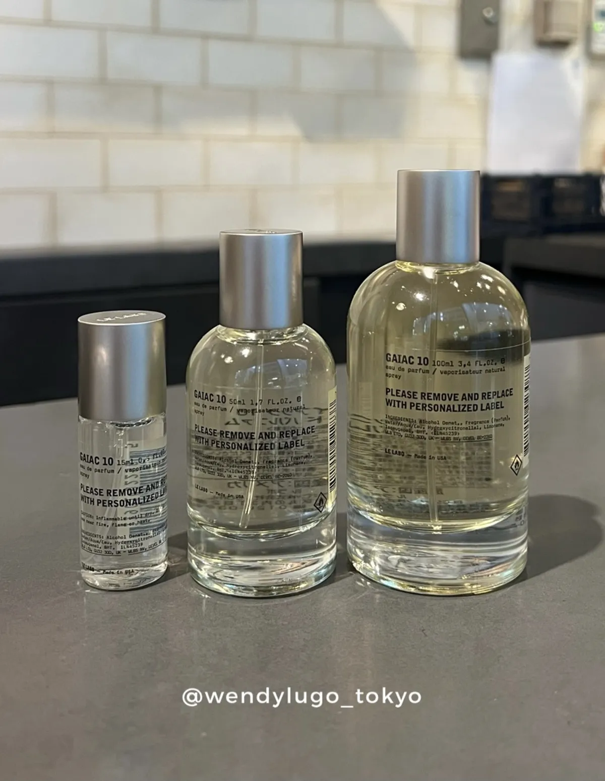 LE LABO 東京限定香水GAIAC 10 - wendylugo 溫蒂路過日本選品店