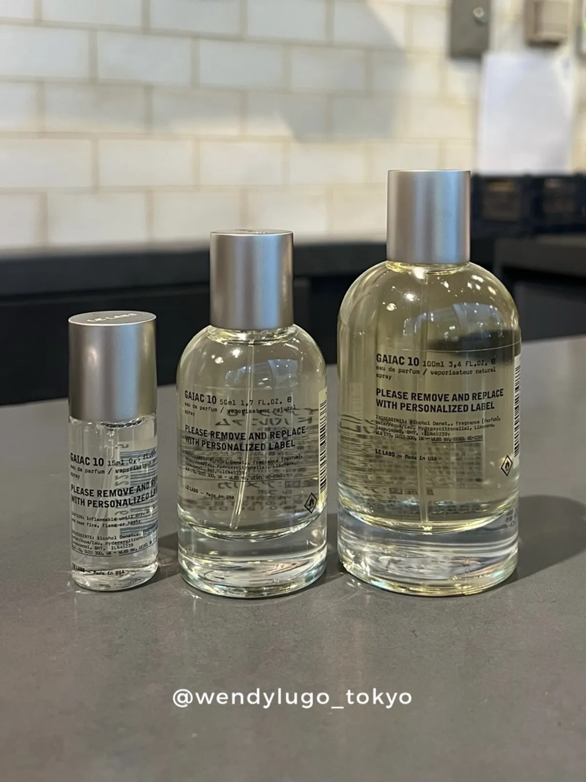 LE LABO 東京限定香水GAIAC 10 - wendylugo 溫蒂路過日本選品店