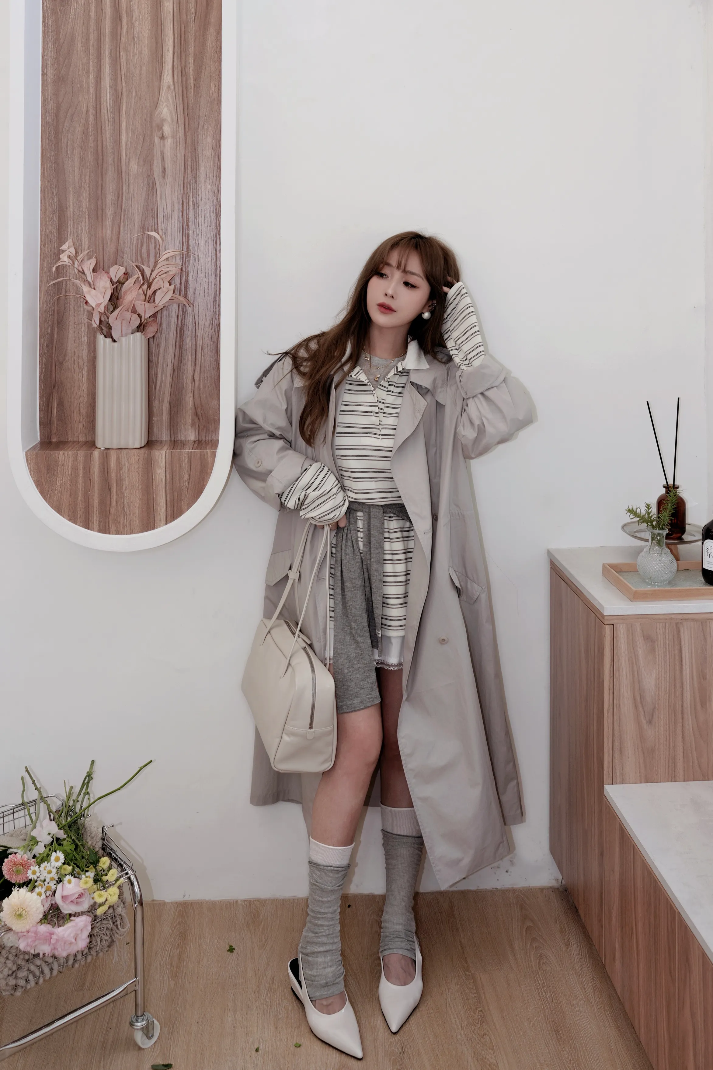 ga03/長版風衣外套