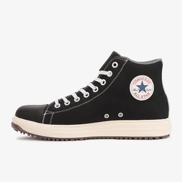 日本 Converse ALL STAR PS HI 高筒 黑色x奶油底 工作鞋 安全鞋 - CHII SHOP