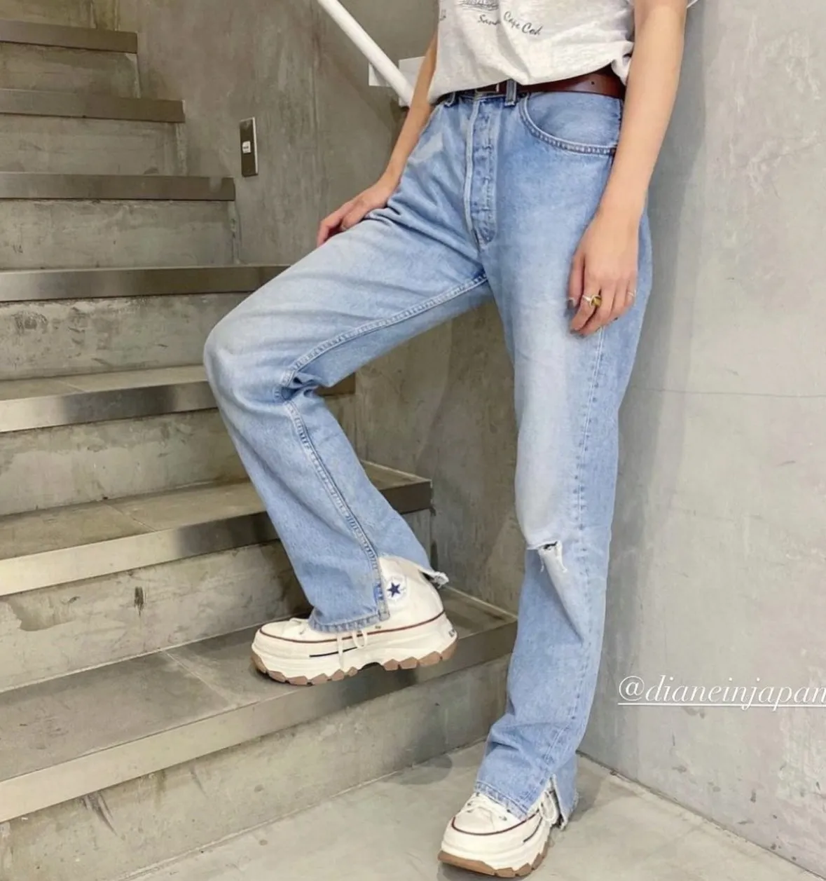 日本限定 CONVERSE 厚底鞋