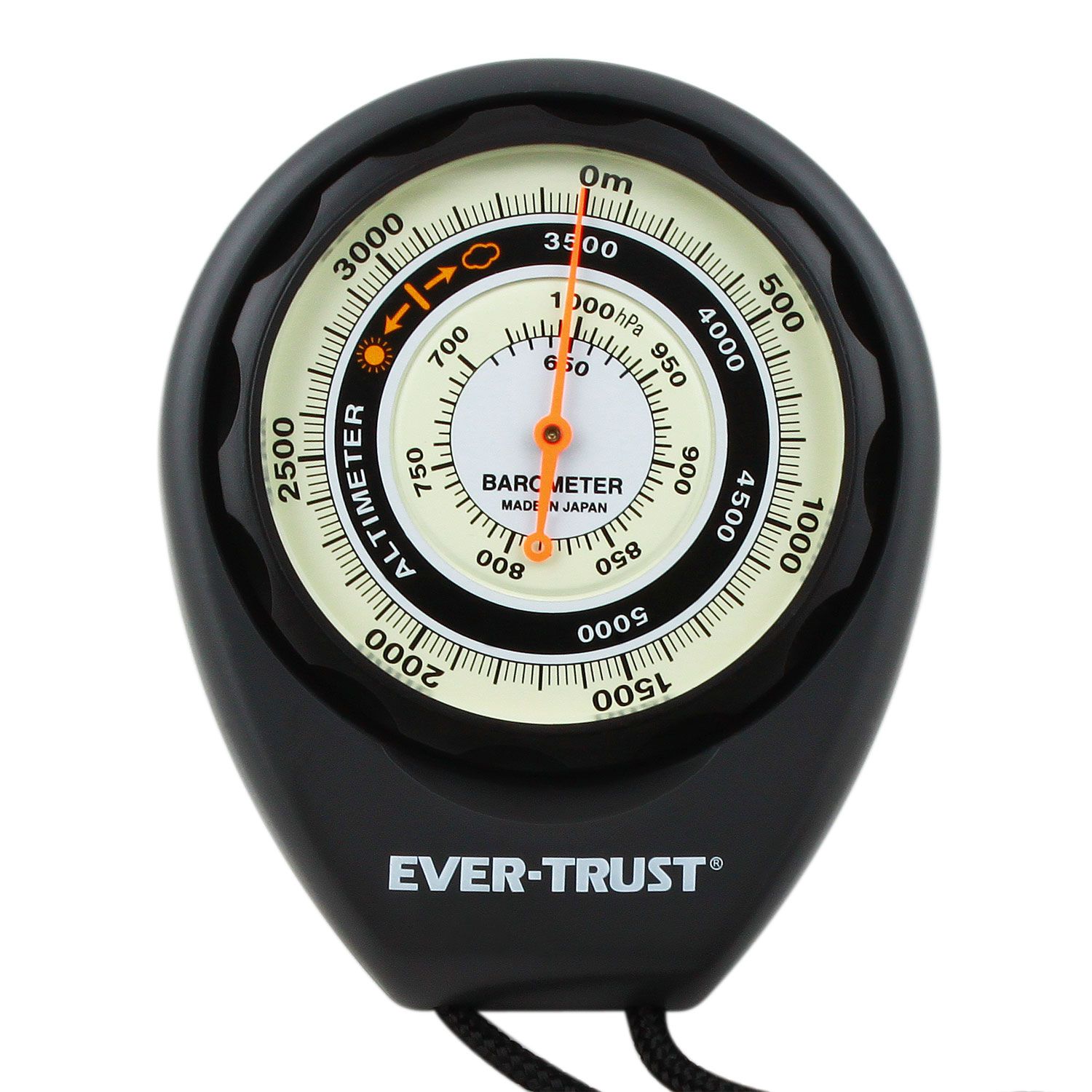 東京磁石工業】EVER-TRUST 日本製氣壓式高度計5000m 690 深灰色(J