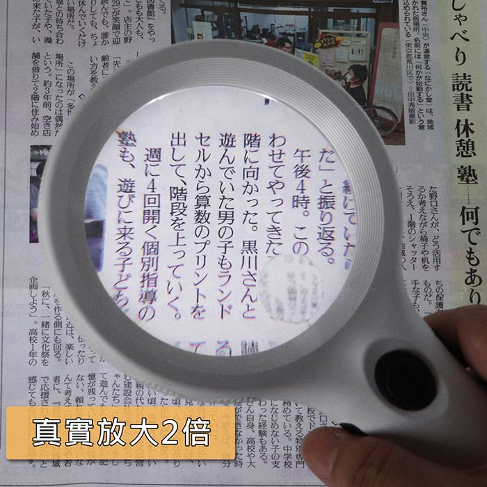 N429 放大鏡 閱讀報紙 真實放大2倍