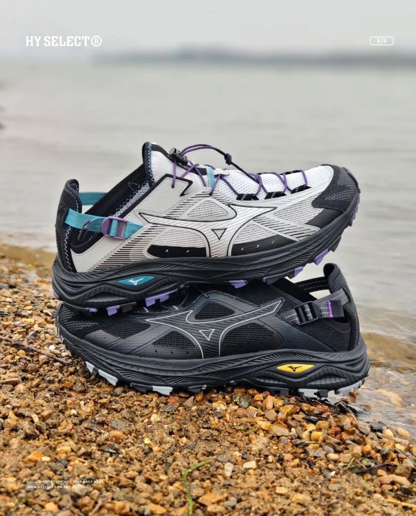 en 挟霧 銀嶺 Mizuno Racer Trail SE V2-【南極灰黑、灰銀】 - H.Y Select Store