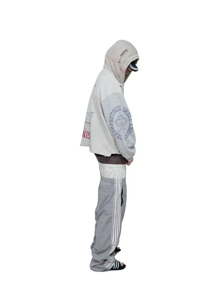 Protocol index ZIPフーディ Protocol-Index Reconstructed Sweatshirts Zip Hoodie - Military