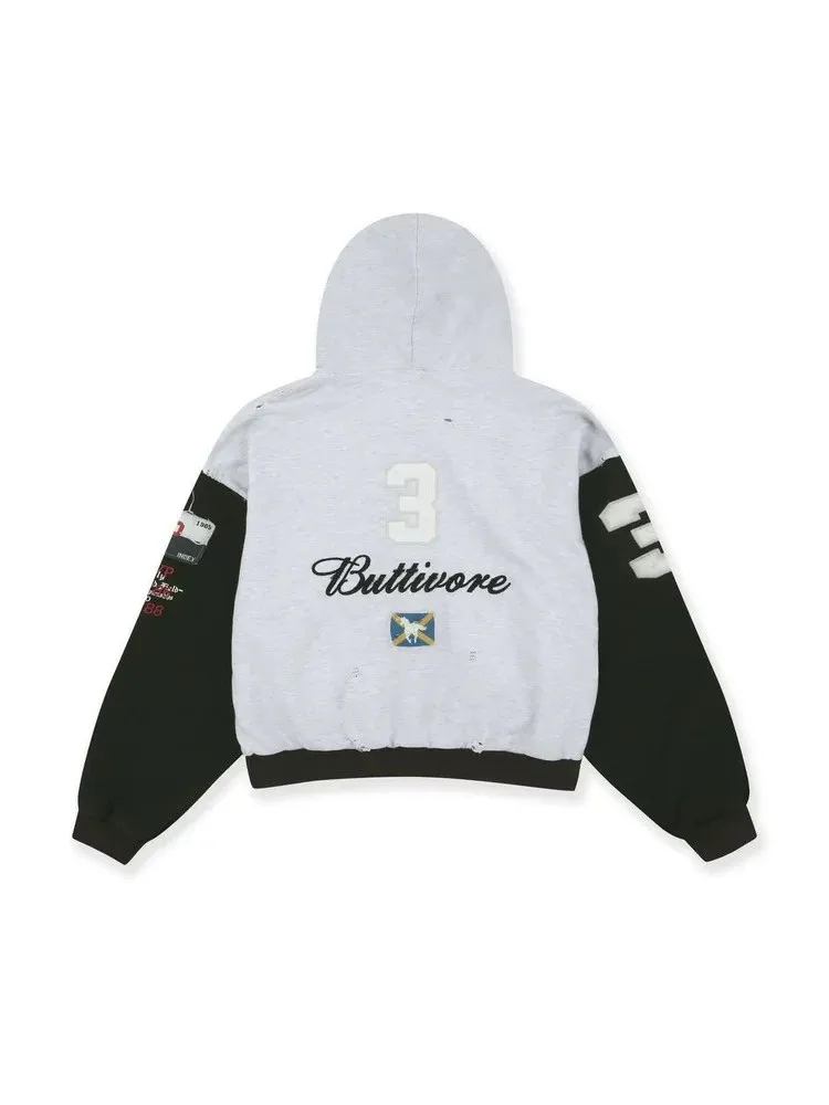 Protocol Index BUTTIVORE ZIP HOODIE (WHITE ME - LAX STUDIO