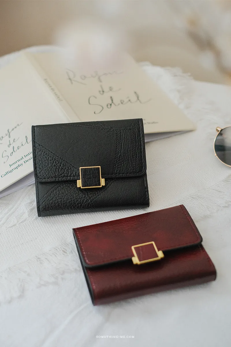 質感短夾，美紋壓紋質感升級