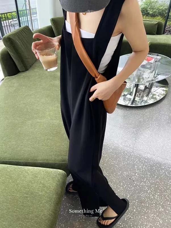 愜意慵懶背心連身褲